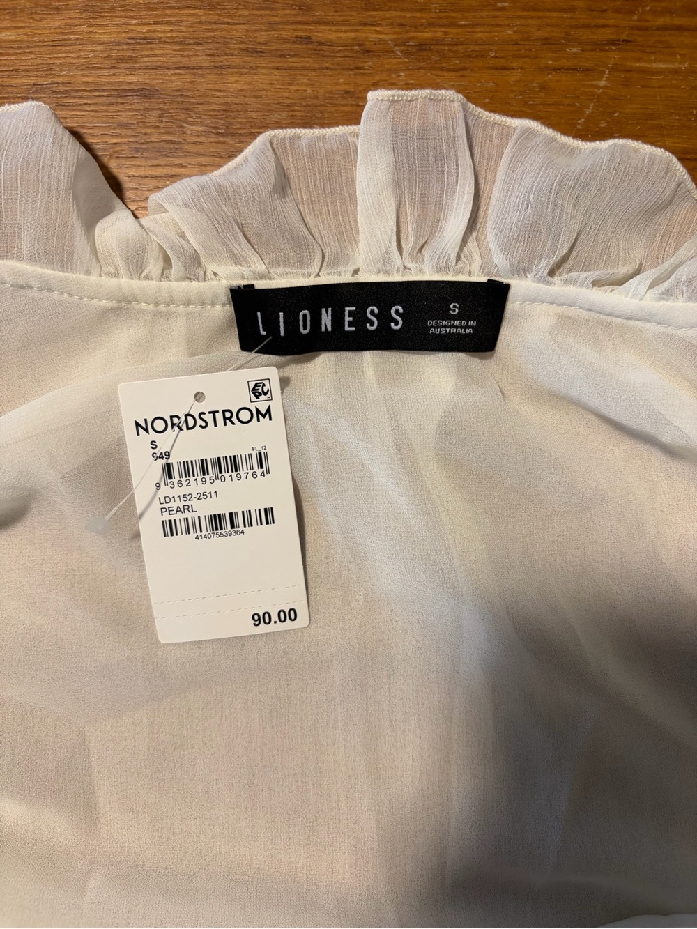 Lioness Ethereal Ruffle Mini Dress White - Picture 7 of 7